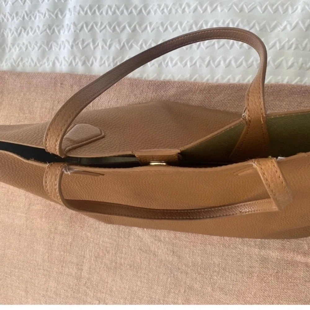 Brown Leather Tote Bag